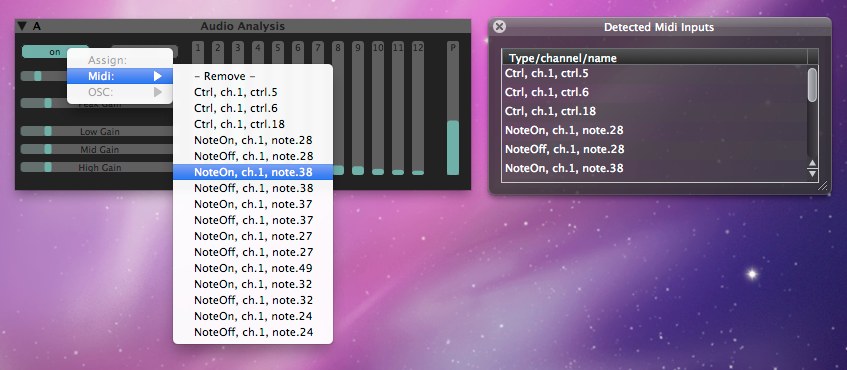 Assign Detected Midi Input for a button