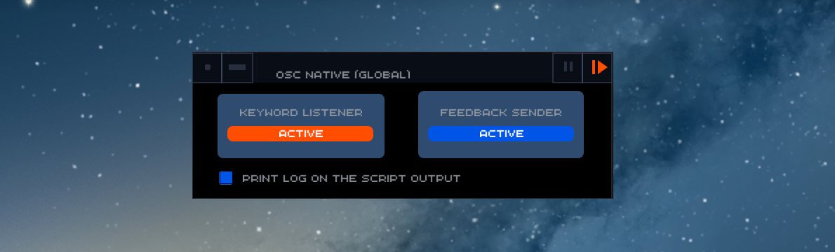 The activated native OSC module