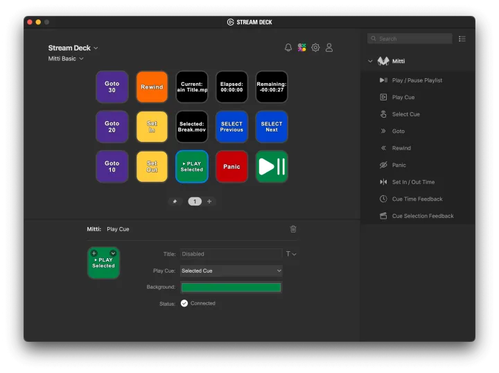 Mitti Stream Deck plugin